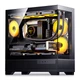 Корпус для игрового настольного компьютера Aigo W60 Black, поддержка водяного охлаждения 360 мм, материнские платы M-ATX, быстросъемное крепление с четырех сторон, панорамный обзор на 270°, совместимость с видеокартой 4090. - изображение 4