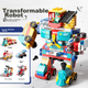 FEELO, совместимый с крупными строительными блоками LEGO, игрушка для мальчиков и девочек, подарок на день рождения, робот 1669 - изображение 5