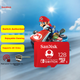 Карта пам'яті SanDisk microSD 128 ГБ U3 4K для Nintendo Switch, швидкість читання 100 МБ/с, дизайн Mario Kart - зображення 9