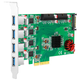 Плата расширения MOGE PCIE X4, 8 портов USB 3.0, 4 независимых канала USB 3.2 Gen1, для промышленных камер, 20 Гбит/с, модель MC2026 - изображение 4