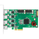 Плата расширения MOGE PCIE X4, 8 портов USB 3.0, 4 независимых канала USB 3.2 Gen1, для промышленных камер, 20 Гбит/с, модель MC2026 - изображение 8