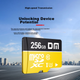 Карта памяти DM Daimai 256 ГБ TF (MicroSD), желтая, высокоскоростная карта памяти C10 для мобильных телефонов, видеорегистраторов и камер видеонаблюдения. - изображение 5