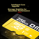 Карта памяти DM Daimai 256 ГБ TF (MicroSD), желтая, высокоскоростная карта памяти C10 для мобильных телефонов, видеорегистраторов и камер видеонаблюдения. - изображение 7