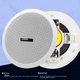 Комплект потолочных колонок Newmine 6 дюймов с Bluetooth-усилителем для фоновой музыки - изображение 9