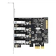 Плата расширения MOGE MC2015 PCI-E на 4 порта USB 3.0 с блоком питания, чип Renesas - изображение 7