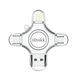 USB-накопичувач IDiskk 512 ГБ, сертифікований MFi, з чотирма входами для телефону, пряме підключення Type-C до комп'ютера, велика ємність, сумісний з Huawei, Android, Apple 15, iPhone 16, флеш-накопичувач для резервного копіювання фотографій - изображение 12