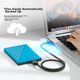Зовнішній жорсткий диск Western Digital My Passport 2 ТБ USB 3.0 2.5 дюйма, синій - зображення 3