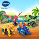 Іграшка-трансформер VTech "Динозавр-воїн", трикутний дракон, машина-блискавка, для хлопчиків віком 3-8 років, подарунок на день народження - изображение 8