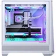 Корпус для материнской платы PHANTEKS G400A белого цвета, формат ATX, с боковыми панелями из стекла и системой водяного охлаждения (4 вентилятора 140 мм / сетчатая панель / поддержка водяного охлаждения 360 мм / 5090). - изображение 3