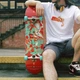 JUSTICE Boiling Point Dunhuang Skateboard Flying Series, професійний чотириколісний скейтборд Double-Kick для дорослих та жінок, Flying Red - зображення 7