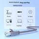Патч-корд Choseal CT600A Cat 6 екранований 1 Гбіт/с 20 м Сірий (CT600AT20) - зображення 7