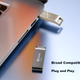 Флеш-накопичувач BIAZE 16 ГБ USB 2.0, USB-накопичувач для ставок, металевий водонепроникний, мала ємність для торгів та використання в автомобілі, 10 штук/коробка, UP017 - зображення 5