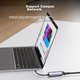 Сетевой адаптер Pisen PGM-WK04 / USB Type-C / Gigabit Ethernet - изображение 6