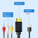 Конвертер Biaze ZH260 AV-HDMI 1080p черный - изображение 3