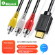 Конвертер Biaze ZH260 AV-HDMI 1080p черный - изображение 2