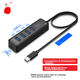 Хаб Chuanyu USB Type-C 3.2 Gen2 на 4 порта, 10 Гбит/с, с питанием Type-C - изображение 4