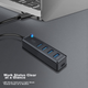 Хаб Chuanyu USB Type-C 3.2 Gen2 на 4 порта, 10 Гбит/с, с питанием Type-C - изображение 8