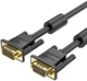 Кабель Vention VGA 15M-15M, 10 м, з ферритами Black (DAEBL) - зображення 1