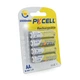 Акумулятор PKCELL 1.2V AA 2000 mAh NiMH Rechargeable Battery, 4 штуки в блістері ціна за блістер, Q12 - зображення 2