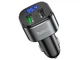 FM модулятор HOCO E67 Fighter QC3.0 18W car BT FM transmitter Black (6931474762122) - изображение 5