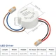 LED трансформатор 230V–12V 15W 1.25A IP67 круглий, водостійкий - изображение 3