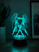 Ночник 3D LED «Близнецы (Gemini)» | на батарейке/ RGB несколько цветов / Подарок по знаком зодиака - изображение 9