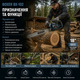 Бензопила BOXER BX102 52 см³ 5.9 кВт шина 45 см двухтактная цепная пила с двумя шинами и двумя цепями - изображение 4