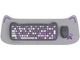 Клавіатура + миша бездротова Canyon HSET-W6 Kitty Edition Violet (CNS-HSETW6VT) - зображення 1