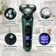 Електробритва Shaver 9D 4 в 1 з трьома плаваючими головками, LCD дисплеєм, сухим і вологим голінням, акумуляторна, до 60 хвилин роботи, водостійка - изображение 3