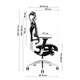 Офисное эргономичное кресло GT Racer X-702 Light Gray (W17-1) - изображение 3