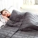 Одеяло утяжеленное RUHHY 8 кг 200х150 см стеганое хлопковое для сна и релаксации терапевтическое с эффектом глубоких объятий для снижения уровня стресса - изображение 3