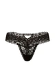 Трусики Victoria’s Secret Lace Keyhole Thong Panty S Чорний (27272405) - изображение 3