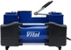 Автокомпресор Vitol К-72 150 psi 25 А 90 л 2 циліндра шланг 5 м з дефлятором клеми (К-72) - изображение 2