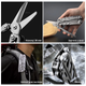 Мультитул NexTool Flagship Pro KT5020 / NE20220 16 в 1 Silver EDC компактний складаний з пружинними пасатижами ножицями ножем пилкою фіксацією ножа та пилки Liner Lock і чохлом - зображення 6