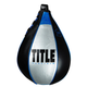 Пневмогруша боксерська TITLE Platinum Perilous Speed Bag Silver/Black (18×25,4 см.) - изображение 1