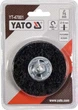 Щетка зачистная дисковая YATO YT-47802 100 мм из нетканого волокна с хвостовиком 6 мм - изображение 2
