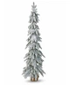 Елка литая заснеженная Forest Elf Snow 160 см узкая в мешковине - изображение 1