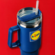 Изотермическая кружка Lidl HG12790A с ручкой и трубочкой 1.2 л Blue (3_08540) - изображение 5