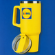 Изотермическая кружка Lidl HG12790B с ручкой и трубочкой 1.2 л Yellow (3_08536) - изображение 5