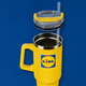 Изотермическая кружка Lidl HG12790B с ручкой и трубочкой 1.2 л Yellow (3_08536) - изображение 6
