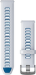 Pasek Garmin Quick Release Silicone Band 22mm White-Blue (010-11251-A1) - obraz 1