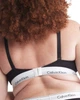 Бралетт триангл Calvin Klein топ с логотипом 1160516329 (Черный 2X) - изображение 2