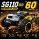 Машинка на радиоуправлении ZLL SG110 PRO 1:10 4WD до 60 км/ч, RC монстр-трак, внедорожник на пульте, полный привод, масляные амортизаторы, аккумулятор - изображение 1