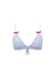 Комплект белья Victoria's Secret бралетт триангл и трусики тонг 1161283037 (Голубой XL) - изображение 6