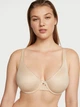 Комплект белья Victoria's Secret бюстгальтер и трусики тонг 1161232650 (Бежевый 36DD/L) - изображение 2