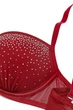 Комплект белья: бюстгальтер push-up и трусики слип Victoria's Secret 75A/S Красный (153107) - изображение 5