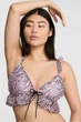 Комплект белья: бюстгальтер с мягкой чашкой и трусики стринг Victoria's Secret 44(M) Черный/Розовый (153113) - изображение 3