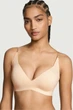 Комплект белья: бюстгальтер push-up и трусики слип Victoria's Secret 80B/L Бежевый (153213) - изображение 5