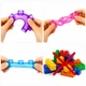 Силиконовый конструктор Magic Gummy Bloc 28 деталей мягкие цветные блоки для детей - изображение 3