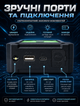 Пускозарядное устройство автомобильное 69800mAh с компрессором для шин портативный внешний аккумулятор powerbank с USB выходом LED фонарем для запуска двигателя 12В 300А 600А комплект - изображение 5